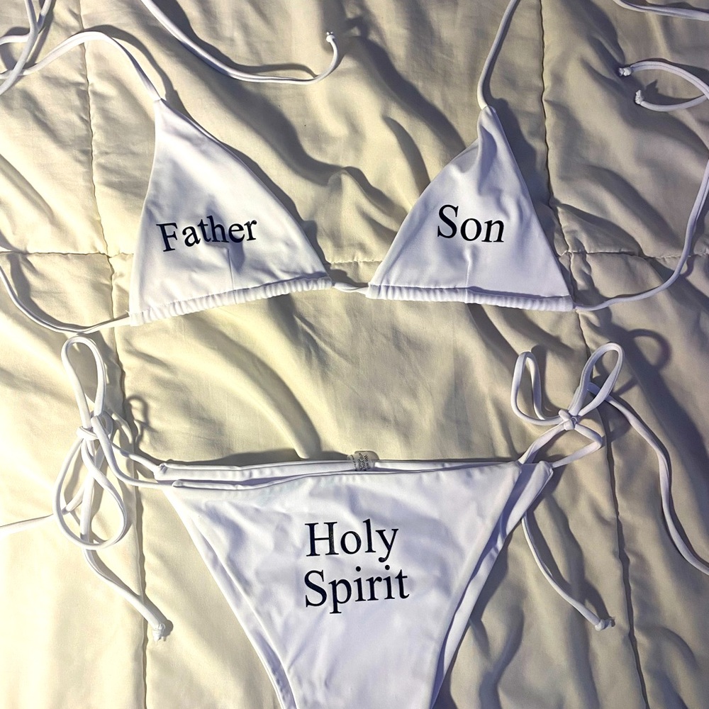 Brand new Praying Sold out bikini set 💕
